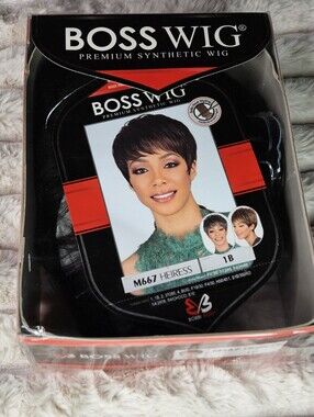 NWT Bobbi Boss M667 Heiress Pixie Wig 1B Off Black